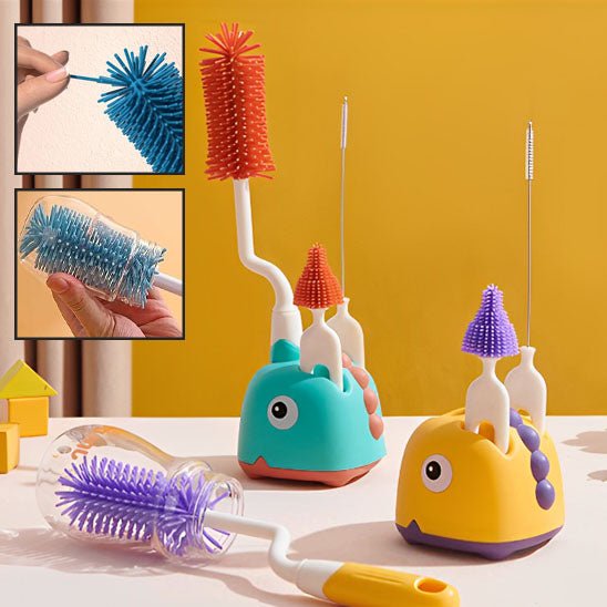 "Goupillon biberon ergonomique avec poignée antidérapante"- Rigolard Bébé