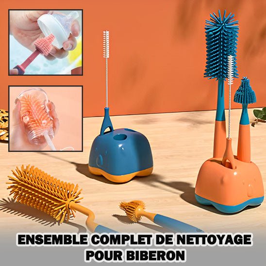 "Utilisation goupillon biberon pour nettoyage efficace des biberons bébé" - Rigolard Bébé