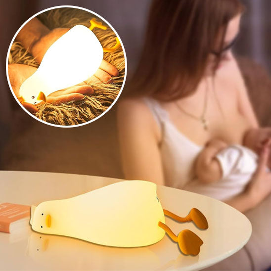 Veilleuse Bébé canard Mignonne en Silicon - Rigolard Bébé